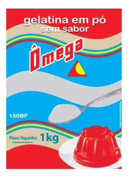 Gelatina em p sem sabor - Omega