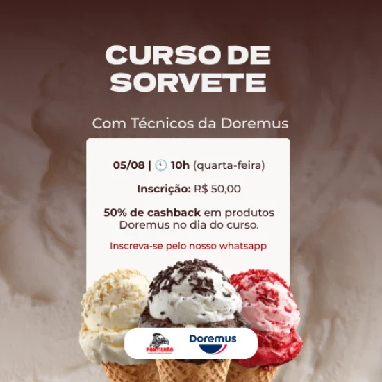 curso de sorvete