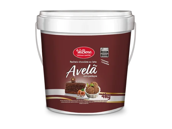 Recheio Chocolate ao Leite com Avel - Vabene