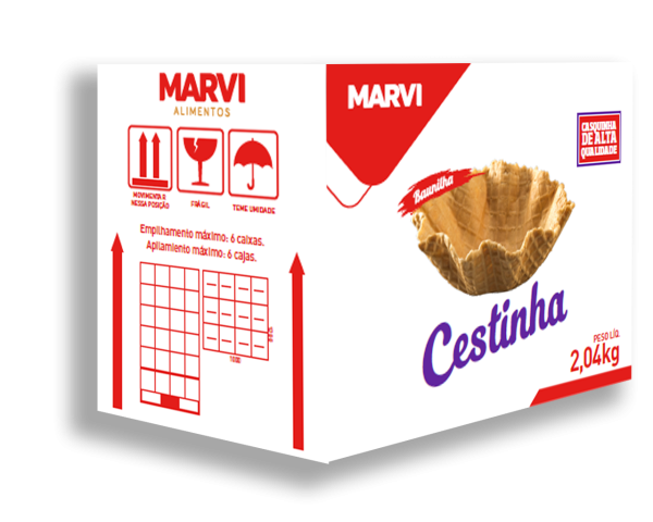 Cestinha para Sorvetes - Marvi