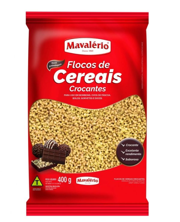 Flocos/Cereal de  Arroz - Maval�rio