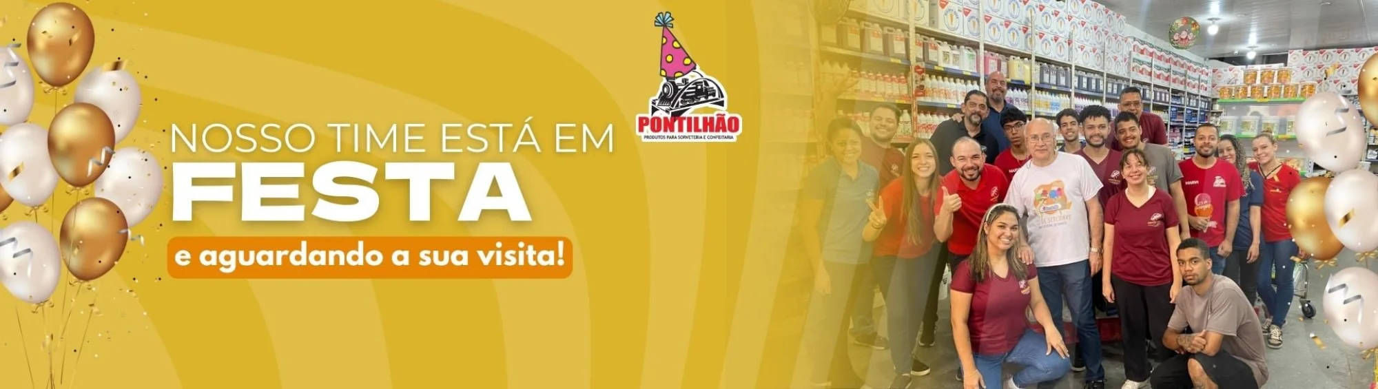 Nosso time está em festa!